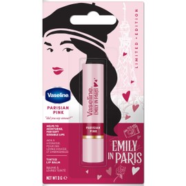 Vaseline x Emily in Paris Parisian Pink Moisturising Lip Balm Limited Edition (Pack of 3)