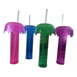 Misorel 2 Vaso Palmerachela Bebida Loca Fiesta Neón