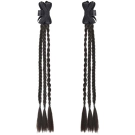 TPZORJX 2 Stück Haarschleife Damen - Boxer-Zöpfe,Schleife Haarspange, Haarschleife mit Dünne Bänder für Damen Mädchen Kinder