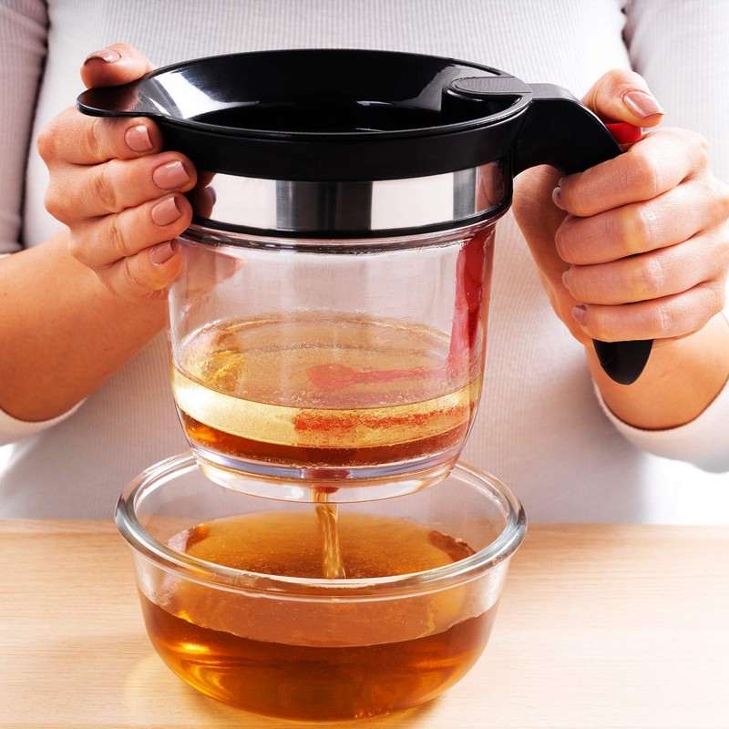 Oil Separator | 4-Cup Oil Fat Separator | Fat Separator
