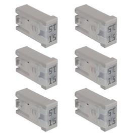 EPLZON 15A 32V Mini Slot Automotive MCASE Moulded Cartridges Fuse Kit (Pack of 6pcs, 15A)