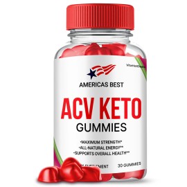 Americas Best ACV Keto Gummies Maximum Strength, Premium Formula (3 Pack)