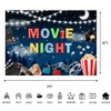 Printspree Movie Night Backdrop - 7x5ft Outdoor Cinema Party Decoration