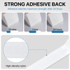 RYB HOME No Drill Adhesive 100% Blackout Curtains for Bedroom