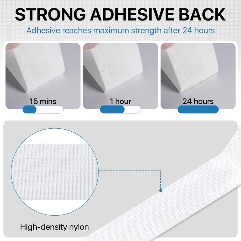 RYB HOME No Drill Adhesive 100% Blackout Curtains for Bedroom
