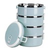 Portable 304 Stainless Steel Bento Lunch Box Thermal Cylinder Lunch