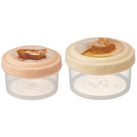 Skater RFC2SAG-A Round Storage Container, Set of 2, Chataro and Tokinako