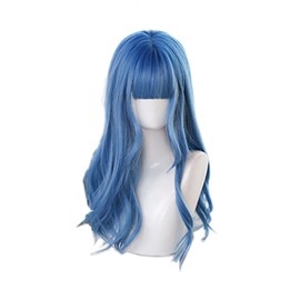 Lolita Wig, Princess Hair, Harajuku Style, GAL Type, Heat Resistant Wig, Seminarong, Cosplay, Party, Lolita Style, Everyday, Gradation (Blue, Mixed Colors) Wig