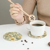 OEDTF Coasters Set of 6, Desktop Protection, Easy Clean, Waterproof,