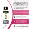 Nvanvmm Sublimation Pen Blank Sublimation Ballpoint Pen DIY Office School
