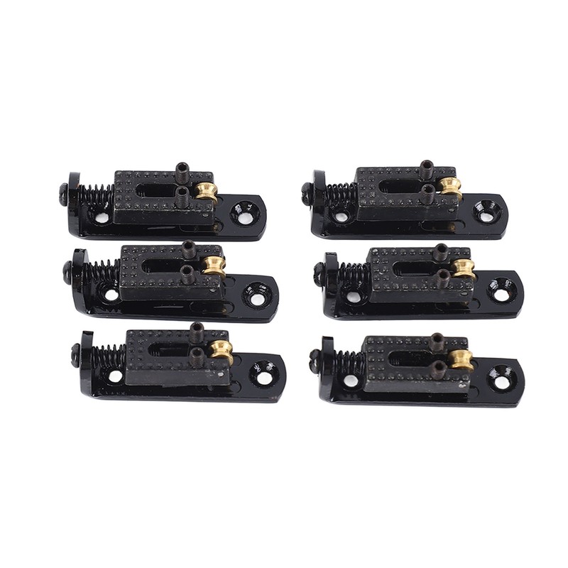 Electric Guitar Split Bridge Saddle Roller Ball String Plate Metal