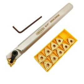 ASZLBYM 3/4 Inch Turning Chisel Drill Bar 20 mm Carbide Lathe Tool Holder S20R-MWLNR08 Carbide Inserts Indexable Cutting Plate WNMG432