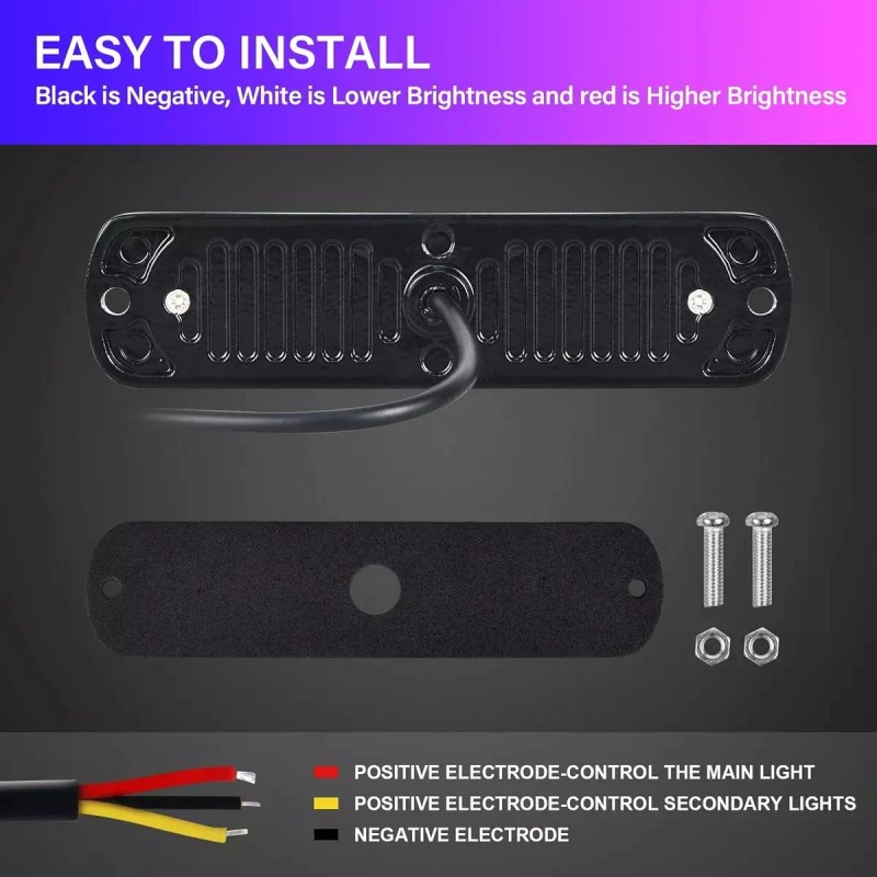 2pcs Estrobo Led Para Carro Faros Moto Y Coche Tuning