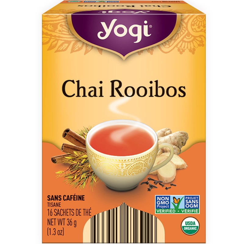 Yogi Tea - Chai Rooibos Tea - 6 Pack, 96