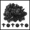 Hihaha 50 Pcs 8mm Plastic Push Type Rivet Retainer Fastener