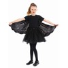 Seasons Angel Cape Wings for Girls, One Size (Black)