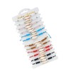 EXCEART Pack of 12 Women's Shell Bracelets Crystal Knitted Chain