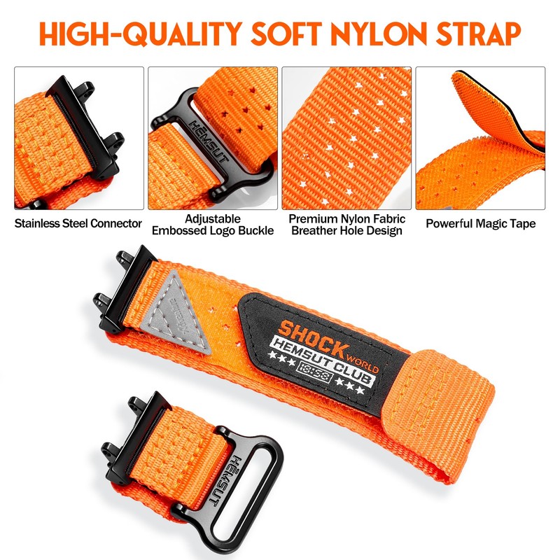 FIILIIX Watch Bands Compatible with Amazift T-Rex 3 Nylon Strap,