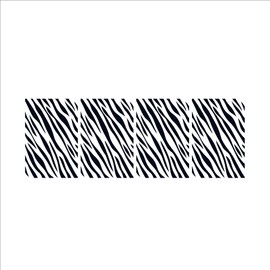 Vinyl Decal - Tiger Stripes - Stickers for Walls, Windows, Living Room, Bedroom - Home Decor 21x58 inches(MBK_tS4)