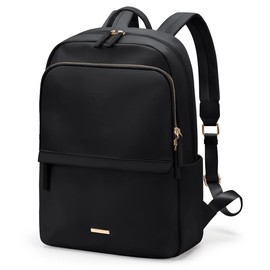 GOLF SUPAGS Laptop Backpack for Women Slim Computer Bag Work backpack Travel College Backpack Purse Fits 15.6 Inch Notebook laptop backpack - Color: Black