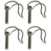 cyclingcolors 4 x folding pipe pins, folding pins, 11 x