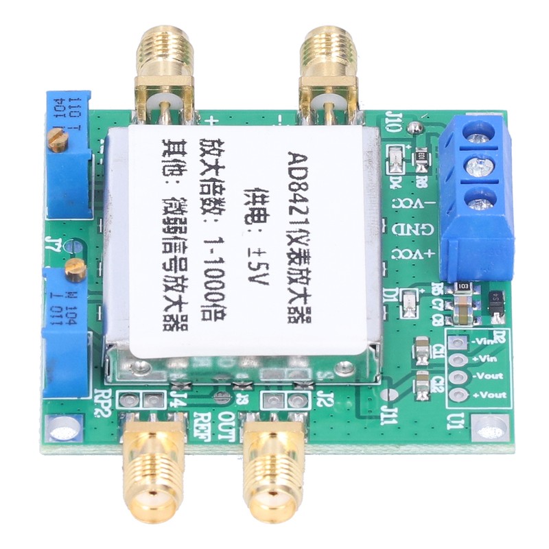 Amplifier Module AD8421 2.3mA 500pA Low Noise Distortion Signal Instrument