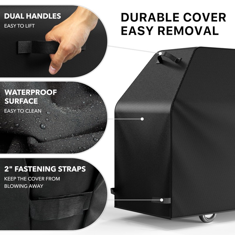Simple Houseware 60 in. Heavy-Duty BBQ Gas Grill Cover, 600D