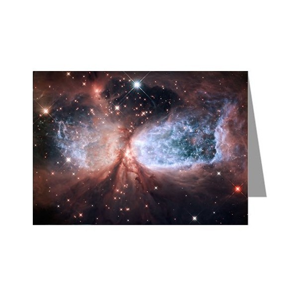 12 Assorted Note cards Of NASA Hubble And Spitzer Space Telescope in a Boxed Set
