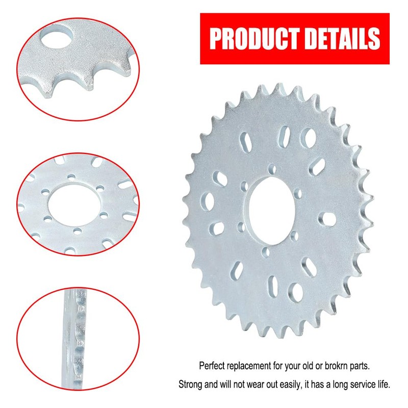 CNC Adapter 32T Sprocket for 1"/1.5"(25mm/38mm) 80cc Motorized Bicycle 415
