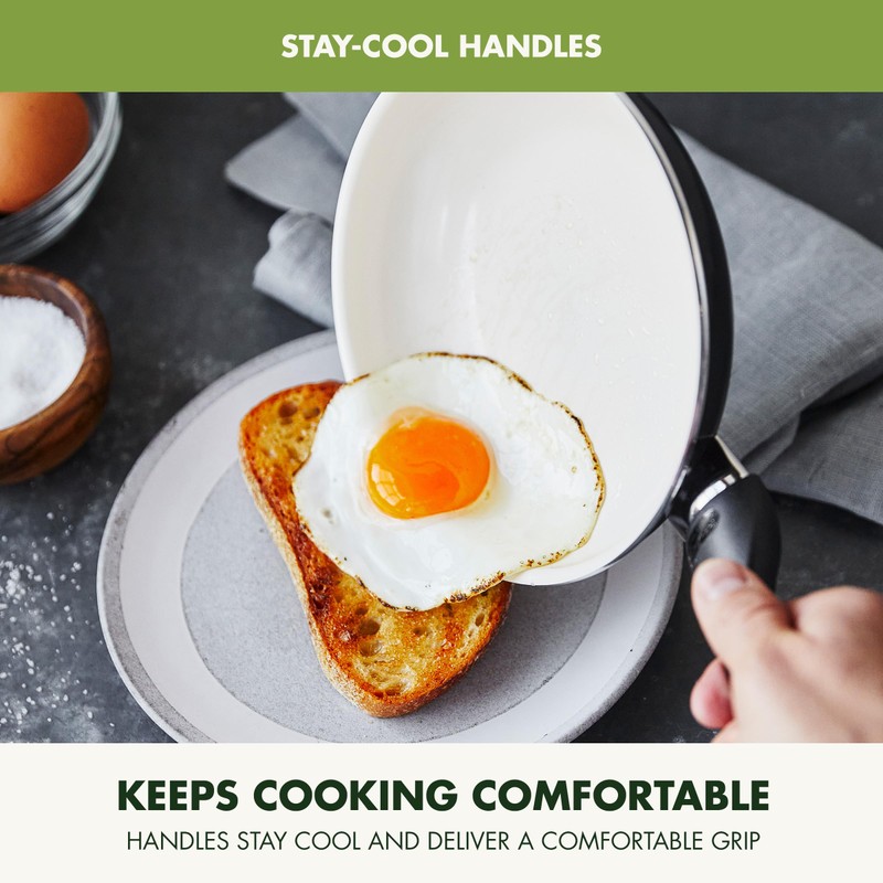 GreenPan Rio 11" Square Griddle Pan, Ceramic Nonstick Cookware, PFOA