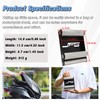 JFG RACING Motorcycle Roller Stand,Wheel Cleaning Roller Stand for Tyre