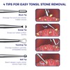 Oravix Tonsil Stone Remover Tool Pack of 2, Metal Tonsil
