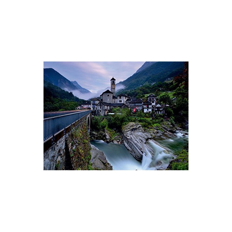 CALVENDO Puzzle Lavertezzo in Ticino 1000 Pieces Laying Size 64