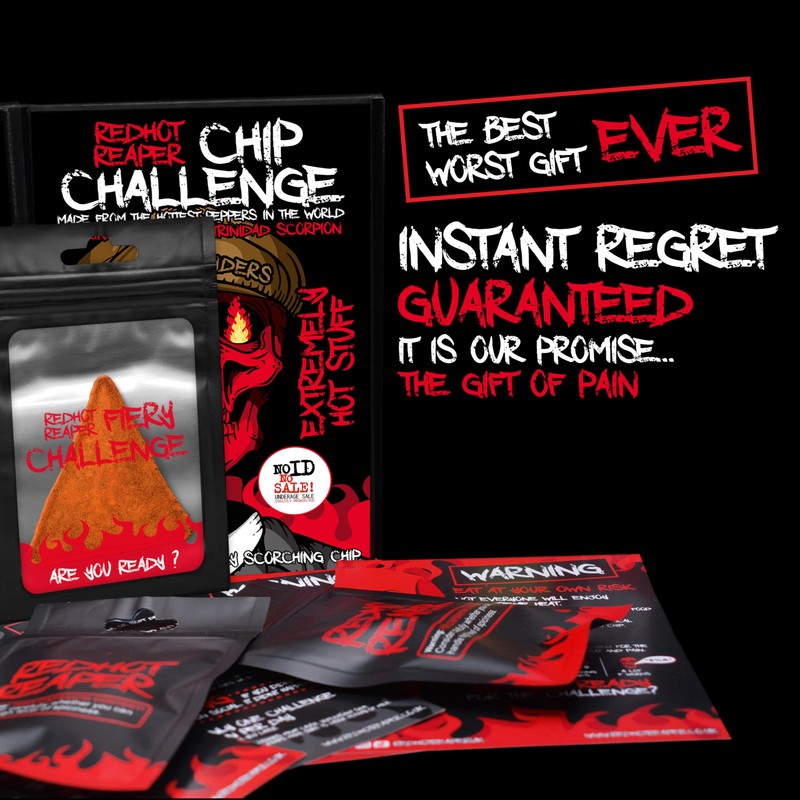 Red Hot Reaper – (2pack) Challenge Hottest Chip – Peaky