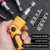9 Pcs Hexagonal Drill Tool, 5-13mm Hex Shank Magnetic Nut