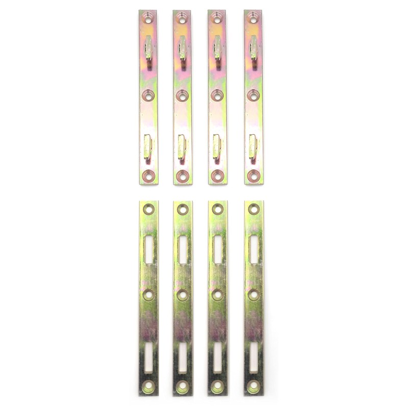 Metal Magery Bed Rail Fasteners 6" Set of 4 Bed