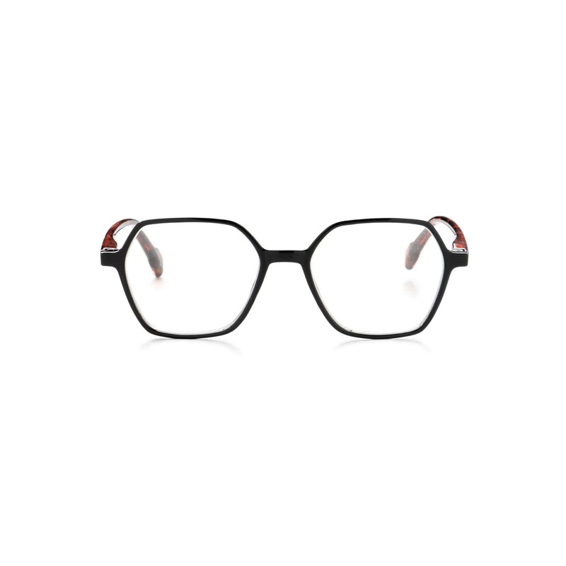 OPTIMUM OPTICAL Blue Light Filtering Scratch-Resistant Lens Geometric Frame Magnifying