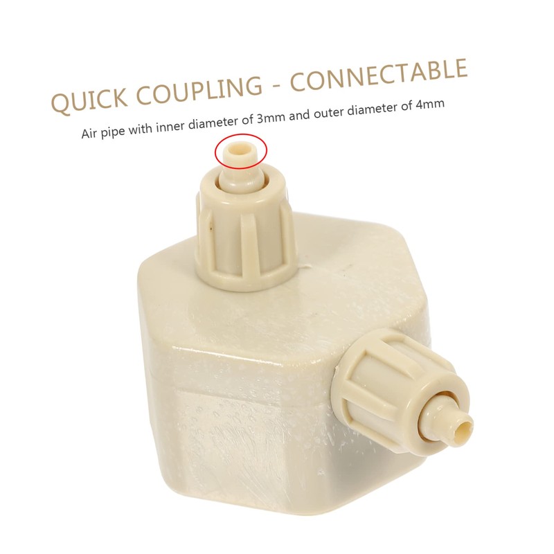 BESPORTBLE Aquarium Air Stone Accessories DIY Co2 Generator Bottle Caps