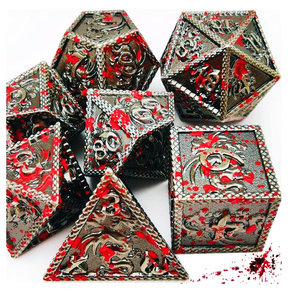 HAOMEJA Dungeons and Dragons Dice DND Dice Set D and