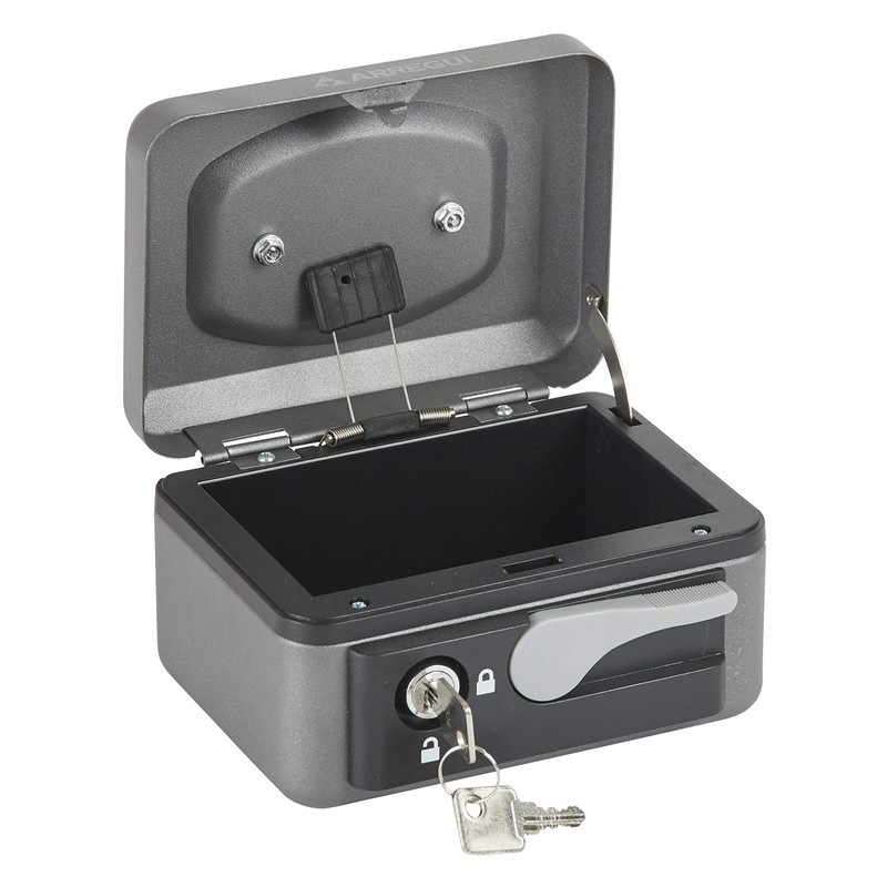 Arregui Pop-Up Box with Opening Button (Steel) Graphite, Grey, C9716