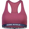 Mons Royale Sierra Women's Sports Bra, berry