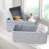 LA JOLIE MUSE Storage Baskets Set 4 - Stackable Woven