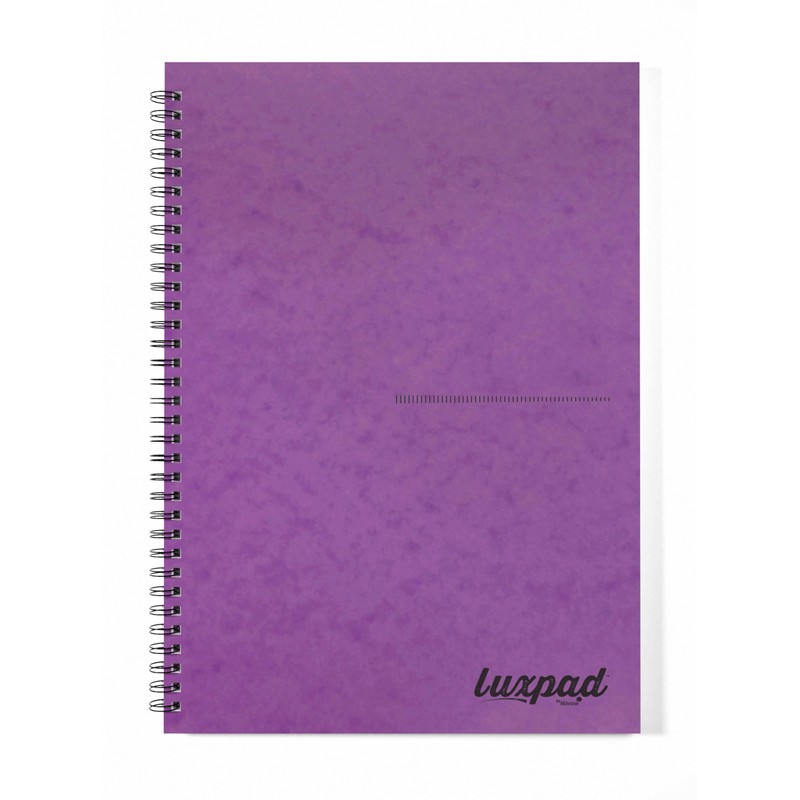 Luxpad 120 Page A4 FSC Wirebound Notebook with Durable Pressboard