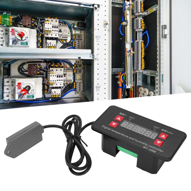 Temperature and Humidity Controller Digital Display Greenhouse Switch WT-1008 110-220VAC