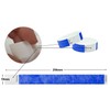 J&R Wristbands 3/4 inch 100 Pack Blue 19mm Tyvek Paperlike