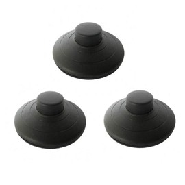Preamer 3 x Plastic Inline Lamp Foot Push Switch Power Light FootSwitch Black