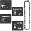 6 Inch Chainsaw Chain, 5 Pieces Replacement Chains for Almost