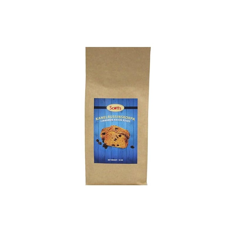 Swedish Cinnamon Raisin Rusk Toast (5 pack)