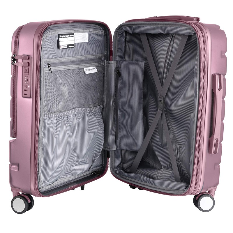 it luggage Prosperous 21" Hardside Checked 8 Wheel Expandable Spinner,