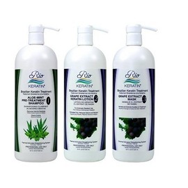 Brazilian Keratin Treatment By Rio Keratin 4 Oz Grape Do-it Yourself Kit